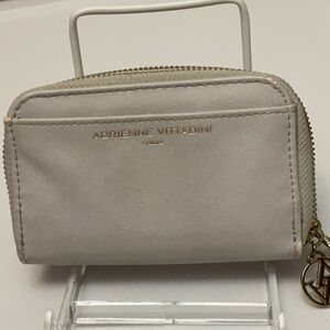 Adrienne Vittadini Studio Dual Zip Pocket Wallet, Gray